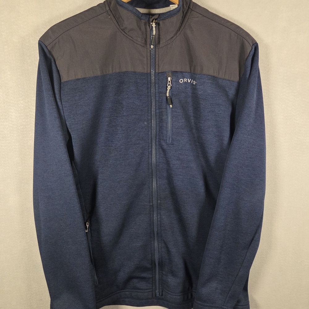 Orvis men's bonded mesh full-zip fleece jacket (Q465)